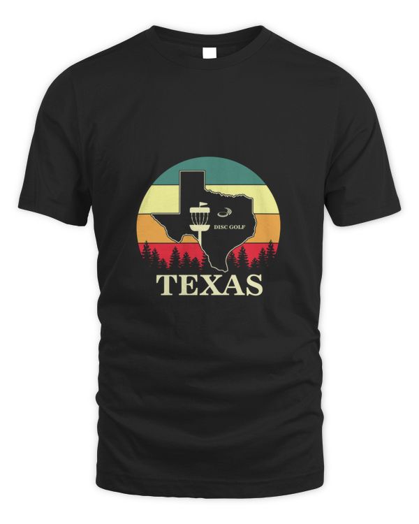 Vintage Texas Map Disc Golf