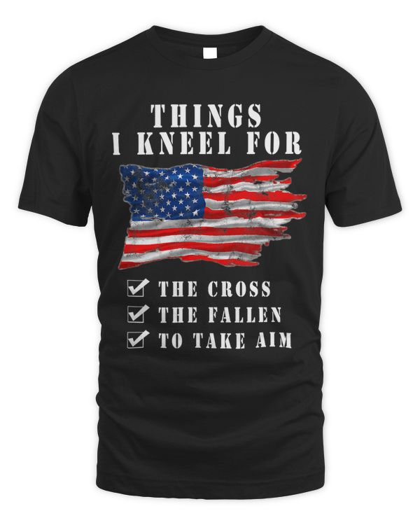 American Patriot Things I kneel For The Cross The Fallen 177