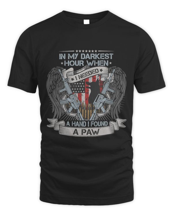 In My Darkest Hour I Needed a Hand I Found a Paw Veteran Dog 72