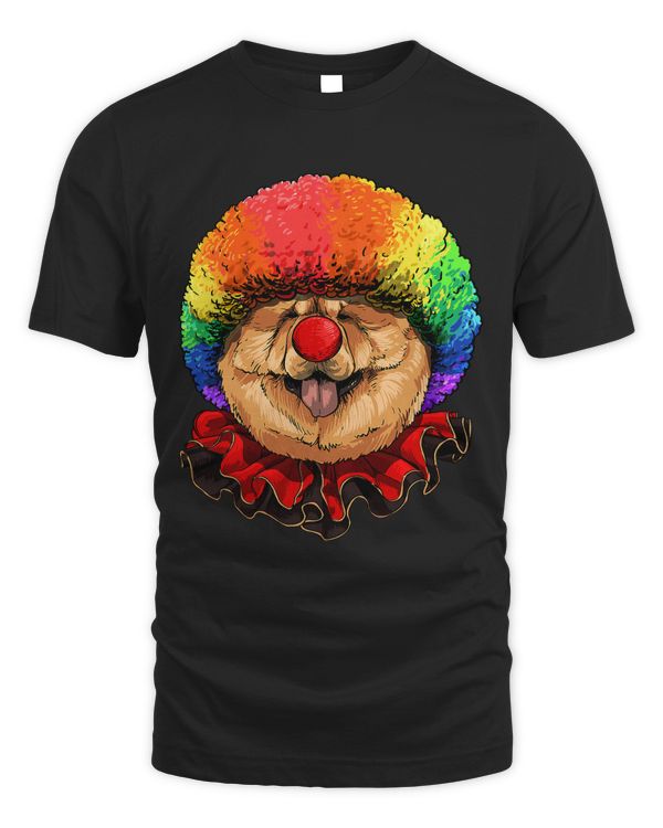 Clown Chow Chow Carnival Circus Staff Pet Puppy Dog Lover