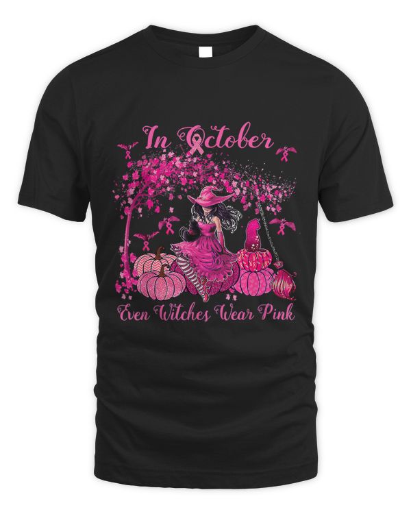 Breast Cancer In October Even Witches Wear Pink Breast Cancer Awareness 208 Warrior