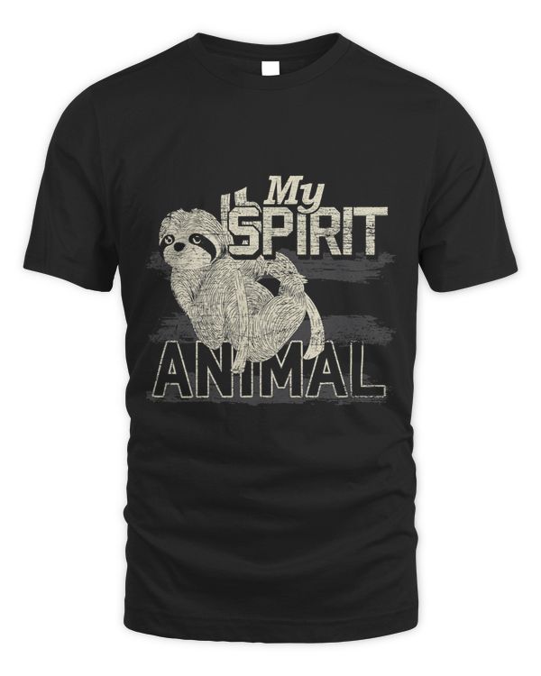 Spirit Animal Lazy Animal Lover Tropic Wildlife Sleepy Sloth
