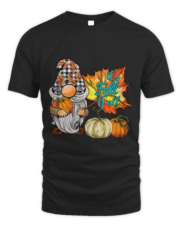 Its Fall Yall Gnome leopard Buffalo Plaid155