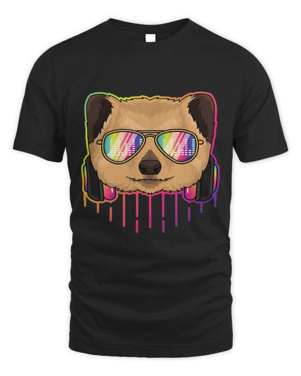 Music Mongoose Dj With Headphones Musical Mongoose Lovers 427