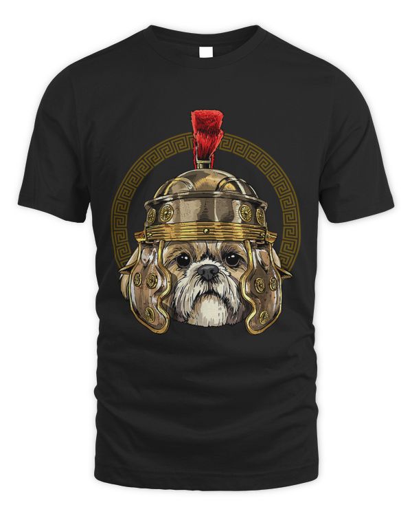Shih Tzu in Roman Helmet Centurion Legionnaire Dog Lover 224