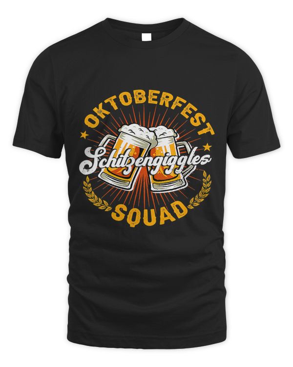 Oktoberfest Party Novelty Bavarian Drinking Squad Design