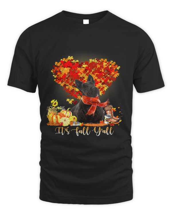 Its Fall Yall Scottish Terrier Dog Lovers Thanksgiving173