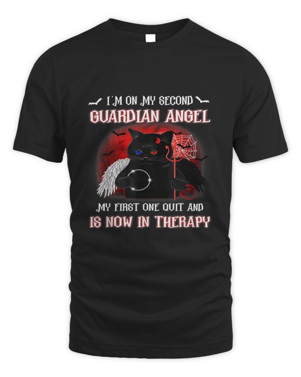 Im On My Second Guardian Angel My First One Quit Black Cat29