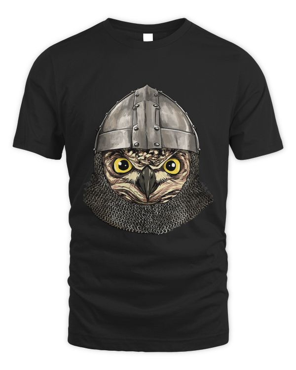 Medieval Owl Knight Warrior Owl Bird Lover 40