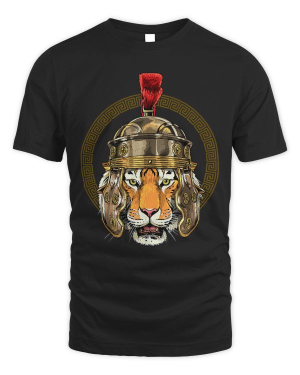 Tiger in Roman Helmet Centurion Legionnaire Tiger Lover 247