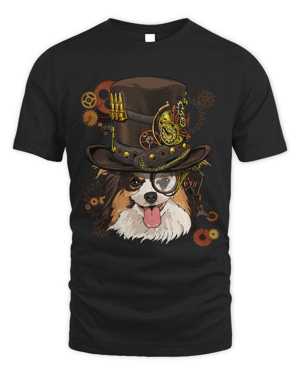 Steampunk Papillon Dog Continental Toy Spaniel Pet Dog Lover 2