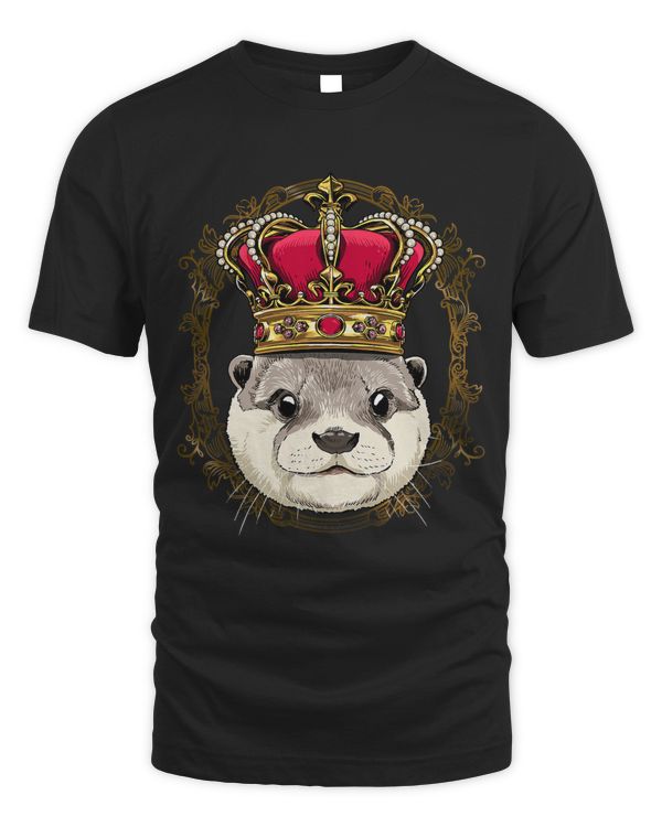 King Otter Wearing CrownQueen Otter Animal 300
