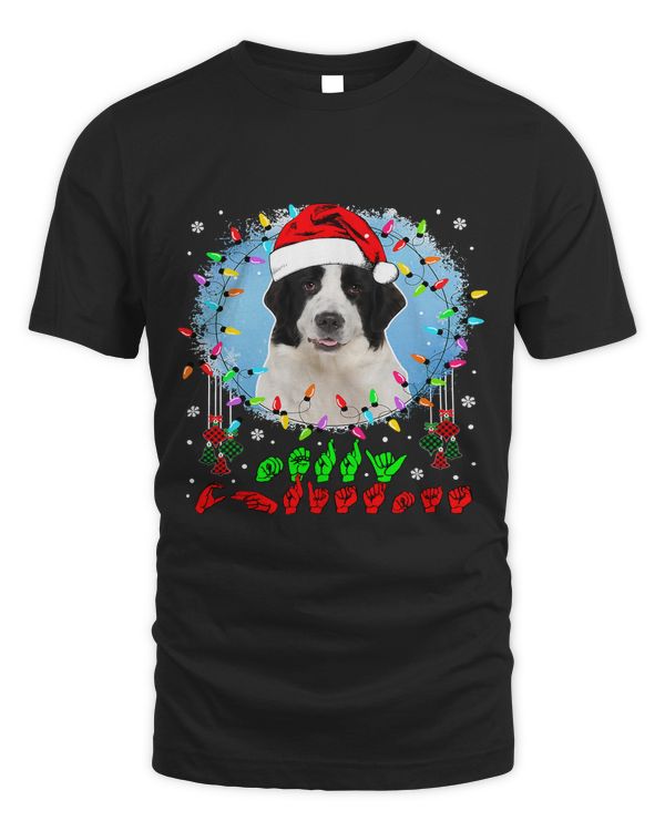 Merry Christmas Hands Sign Language Santa Landseer Lover140