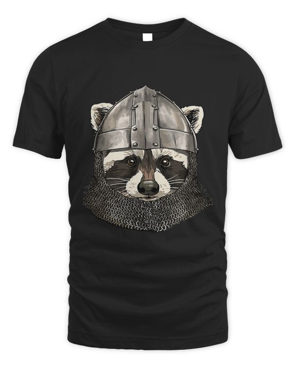 Raccoon Knight Warrior Raccoon American Animal Lover 21