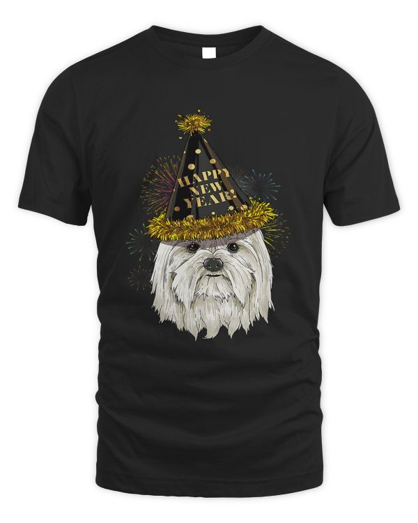 New Year Maltese Dog Lover New Years Eve Party Countdown301
