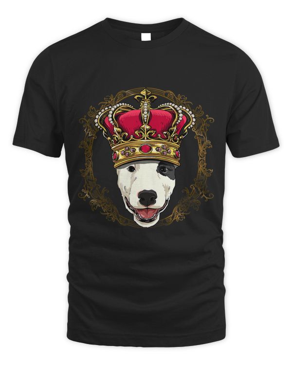 King Bull Terrier With CrownQueen Bull Terrier Dog 311