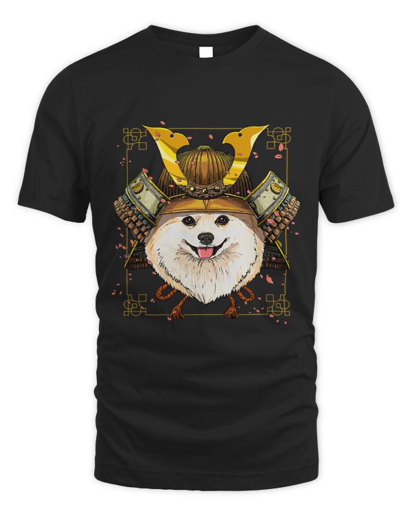 Samurai Pomeranian Dog Warrior Samurai Lovers Gift 267