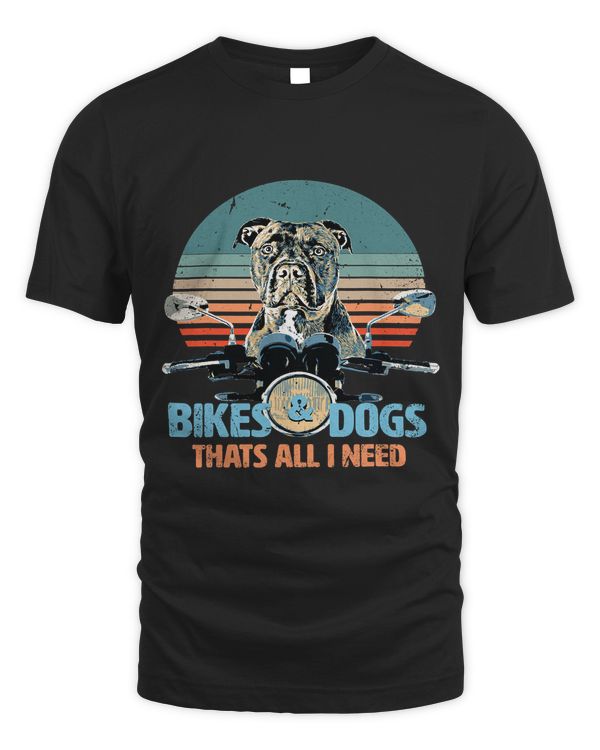 Bikes Dogs Cute American Bully rides Motorcycle 198