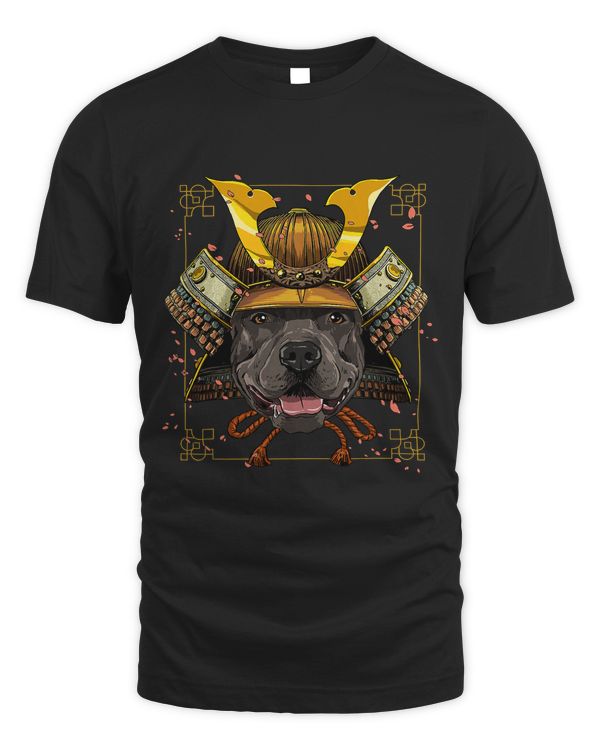 Samurai Pit Bull Dog Warrior Samurai Lovers Gift 251