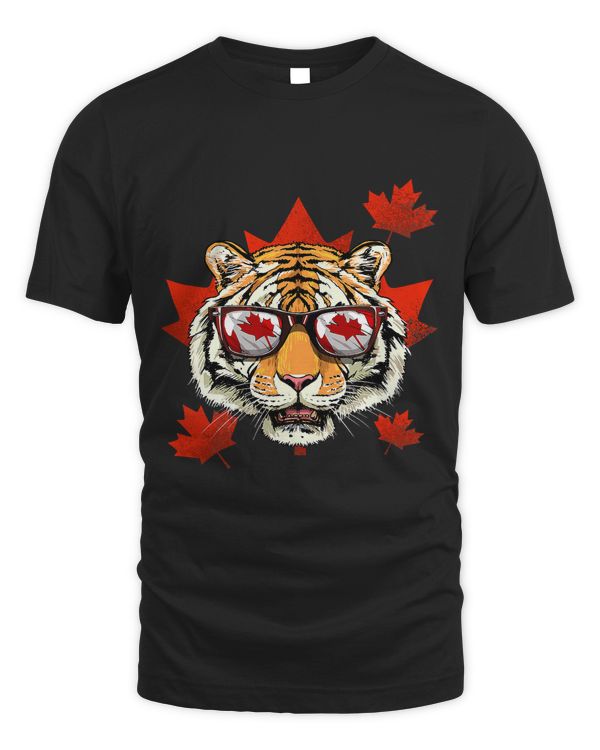 Canadian Tiger Maple Leaf Patriotic Canada Flag 336