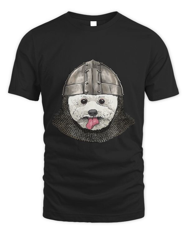 Medieval Bichon Frise Knight Warrior Dog Lover 23