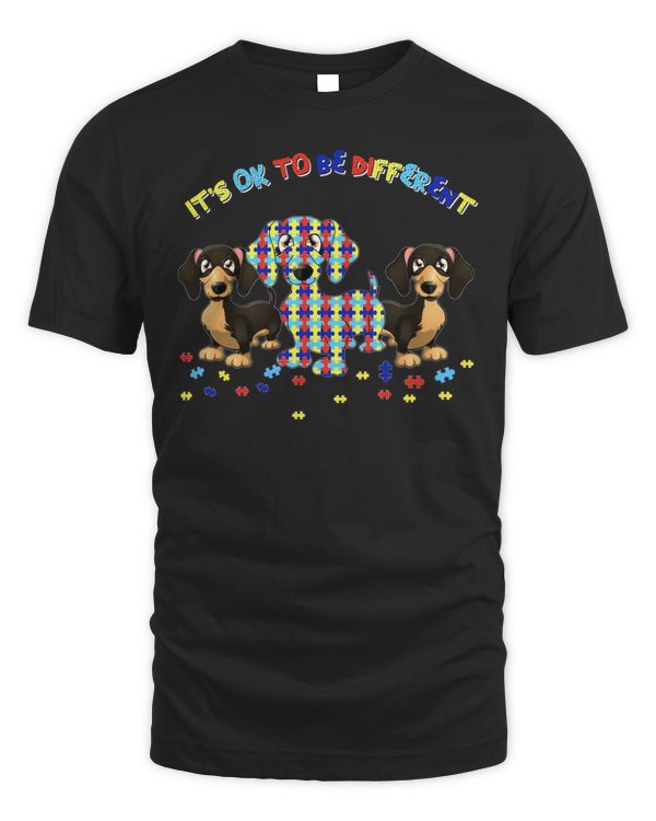 Autism Autistic Its Ok To Be Different Dachshund Autism Awareness Autism Awareness