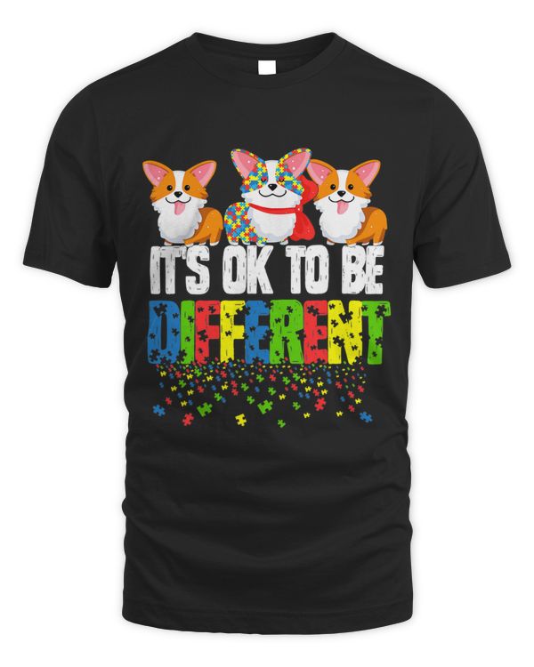 Autism Awareness Day Corgi Its Ok To Be Different 45