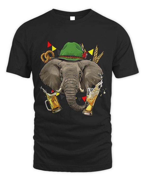 Elephant Germany Oktoberfest Party Beer Fest Elephant Lover