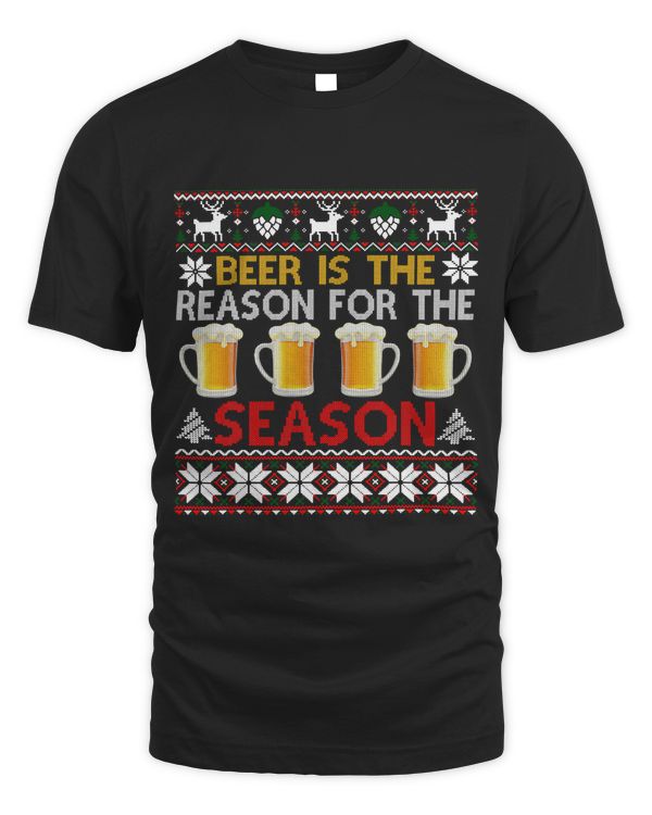 Beer Is The Reason For The Season Ugly Christmas Sweater33