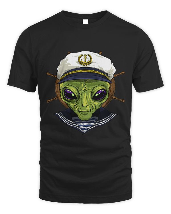 Alien Sailor Boat Captain UFO Alien Outer Space 184
