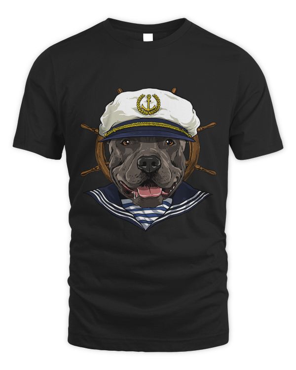 Pit Bull Sailor Boat Captain Pit Bull Dog 169