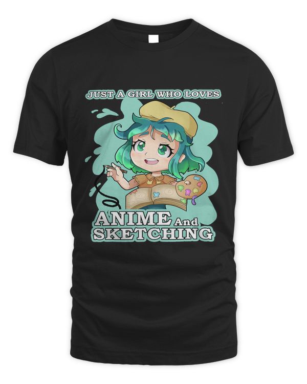 Anime Merch Just A Girl Who Loves Anime And Sketching 13