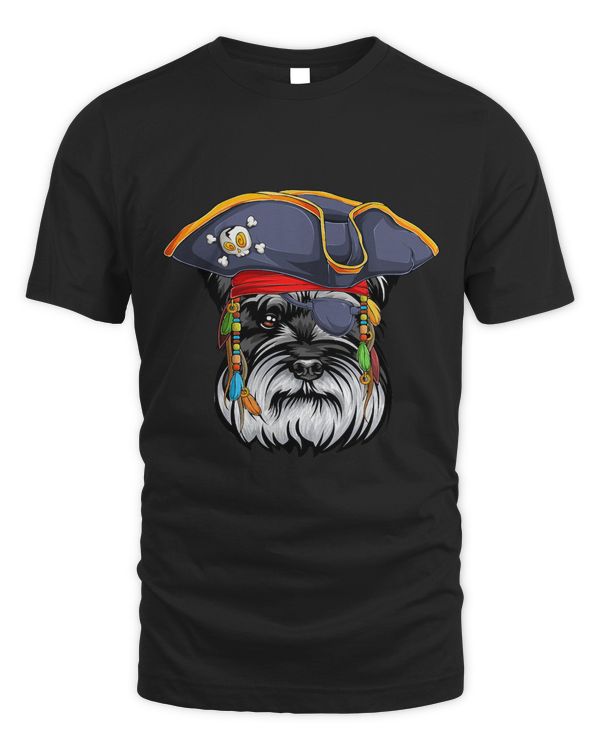 Schnauzer Pirate Funny Dog Dad Mom 36