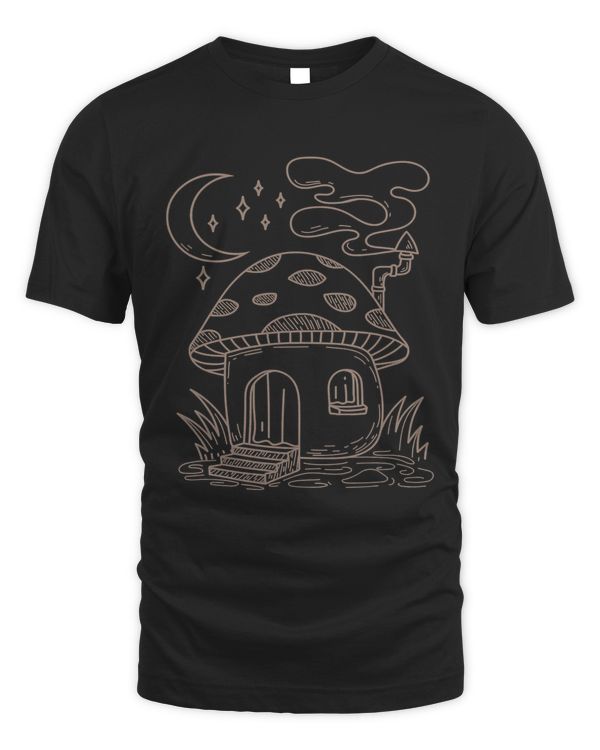 Mushroom House Cottagecore Aesthetic Fungus Mycology Lover 86