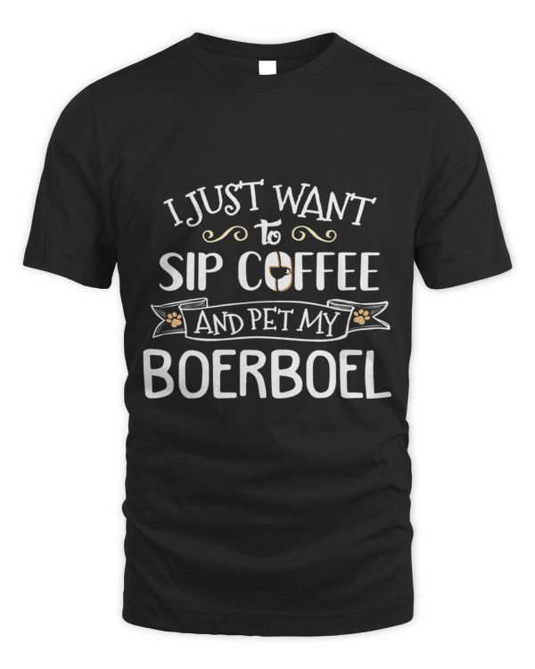 Boerboel Design Gift Sip Coffee Pet My Dog!