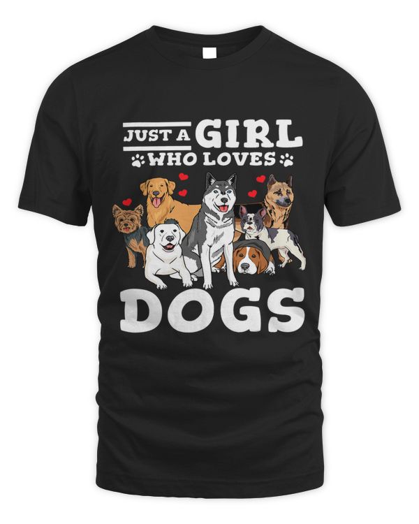 Siberian Husky Dog Just a Girl Who Loves Dogs