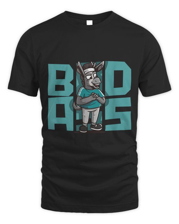 Badass Donkey Fun Joke Farmer Farm