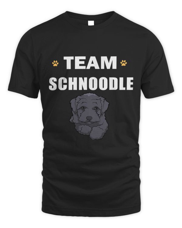 Team Schnoodle Cute Dog Lover Pawprint 350