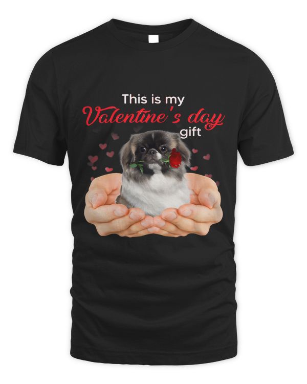 Cute Pekingese This Is My Valentines Day Pajama