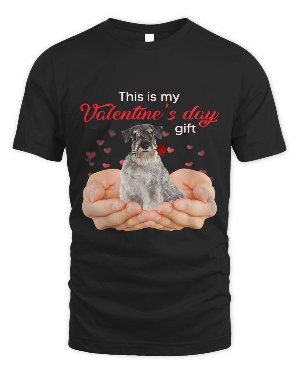 Cute Schnauzer This Is My Valentines Day Pajama