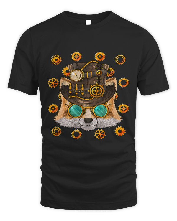 Steampunk Fox Medieval Victorian Steam Powered Animal
