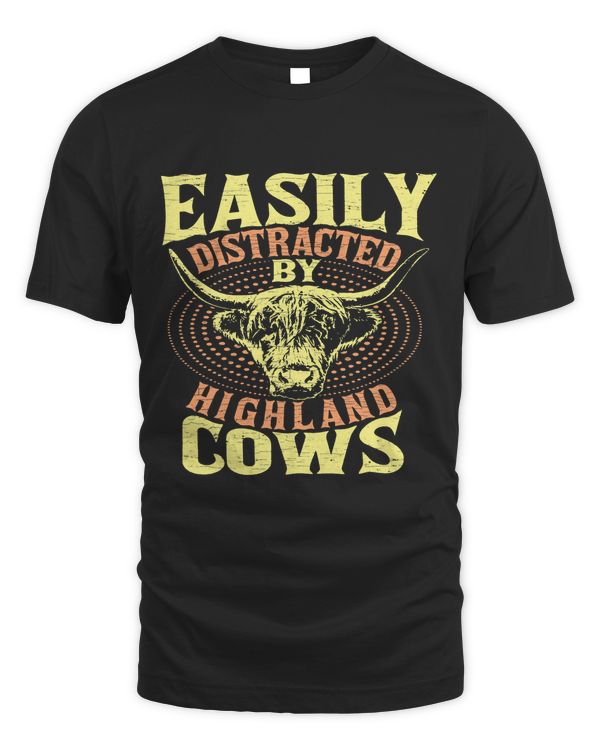 Easily Distracted By Scottish Highland Cows