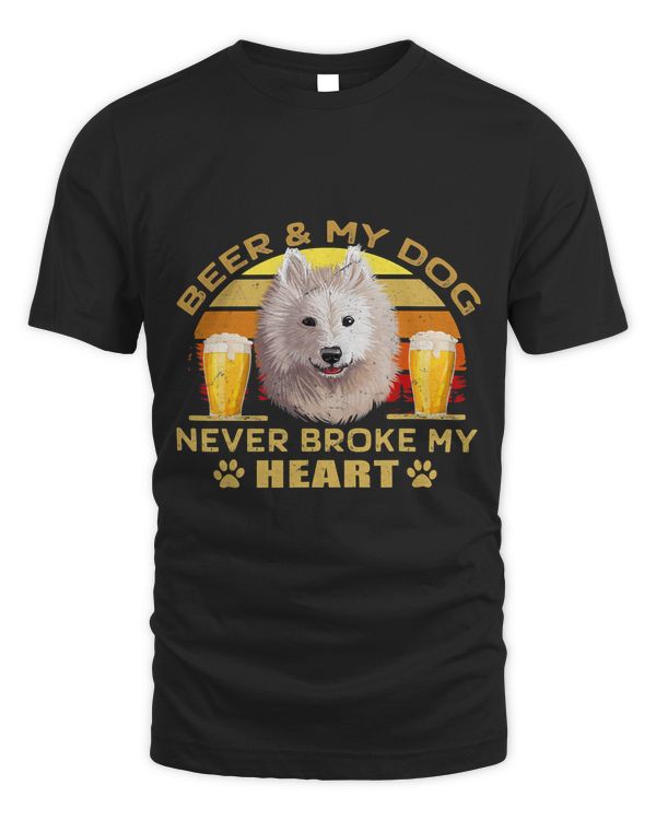 Dogs 365 Beer & Samoyed Dog Never Broke My Heart220