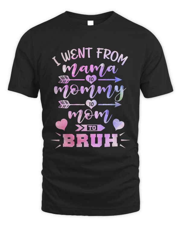 Mother I Went From Mama To Mommy To Mom To Bruh Funny Mothers Day Mom