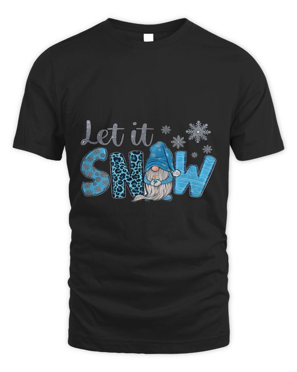 Gnomes Let It Snow Christmas Snowflake Merry Christmas 3