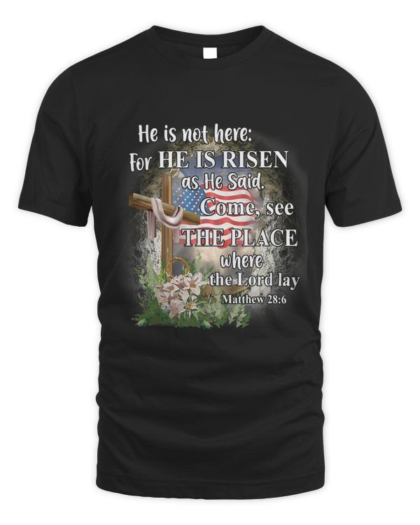 He Is Not Here For He Is Risen As He Said Come See The Place