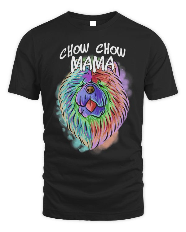 Colorful Pop Art Portrait Chow Chow Dog Mom Mothers Day