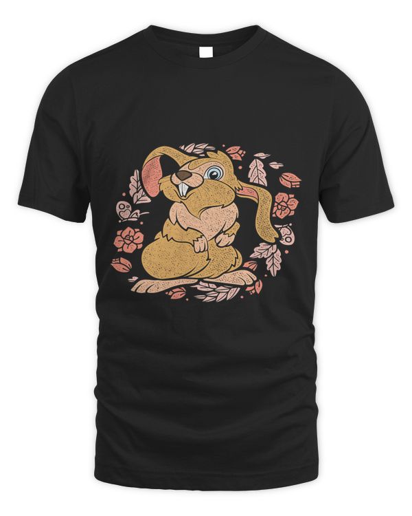 Bunny Owner Floral Pet Animal Lover Cute Rabbit