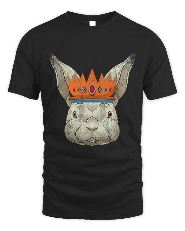 Cute Bunny Pet Animal Lover Crown Rabbit