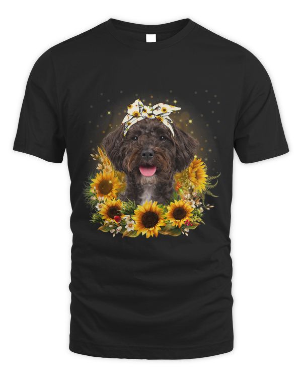 Sunflower Schnoodle Dog Mothers Day For Women